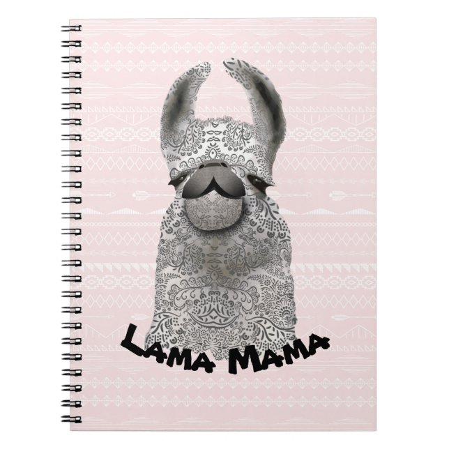 Personalised Llama Mama Notebook (Front)