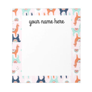 Personalised Llama Notepad
