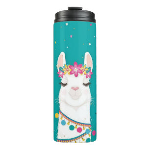 Personalised Llama Thermal Tumbler
