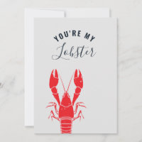 Personalised Lobster Seafood Anniversary Gag