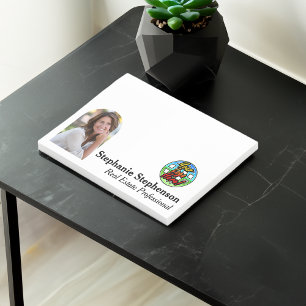 Personalised Logo and Photo Business Arched Frame Post-it Notes