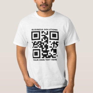 Personalised logo and QR code T-Shirt