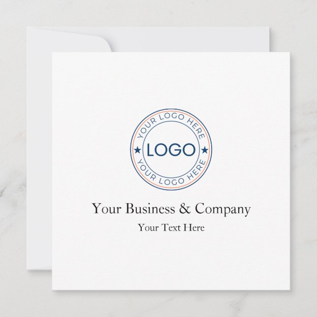 Personalised Logo and Text (Front)