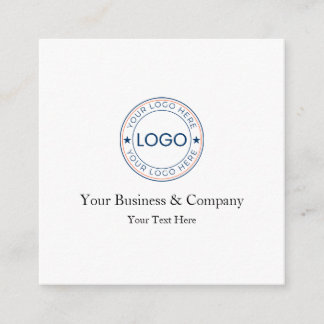 Personalised Logo and Text Enclosure Card