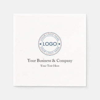 Personalised Logo and Text Napkin