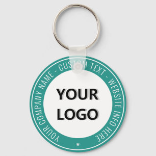 Personalised Logo and Text Promotional Keychain