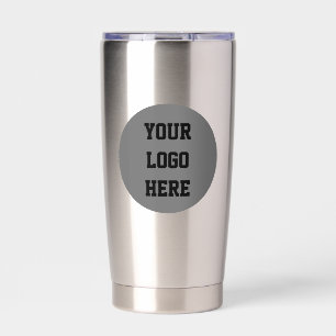 Personalised Logo Business Company Script Insulated Tumbler