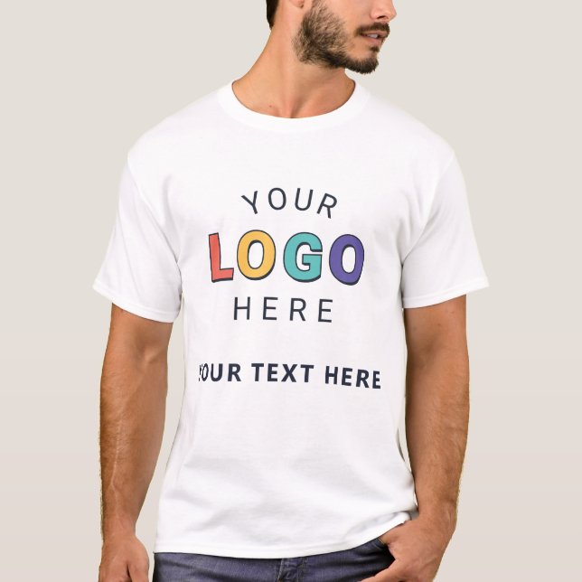 Personalised Logo Business T-Shirt (Front)