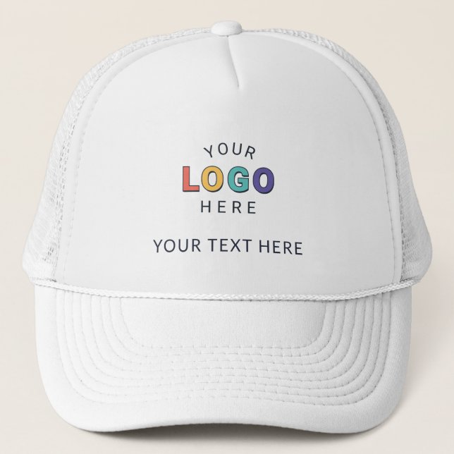 Personalised Logo Business Trucker Hat (Front)