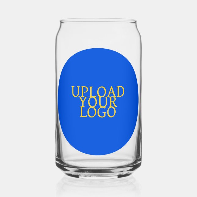 Personalised Logo Can Glass (Front)