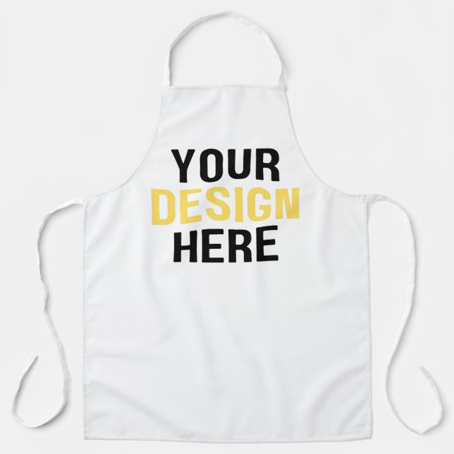 Personalised Logo Custom Kitchen Women Men Chef Apron (Front)