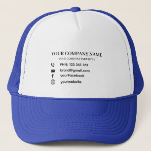 Personalised Logo Design for Company Promotions Trucker Hat