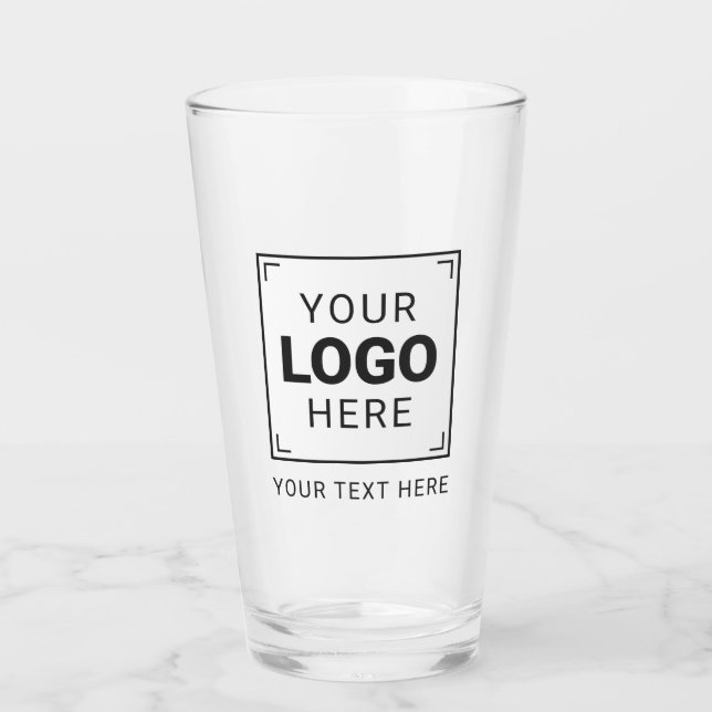 Personalised Logo Design Glass (Front)