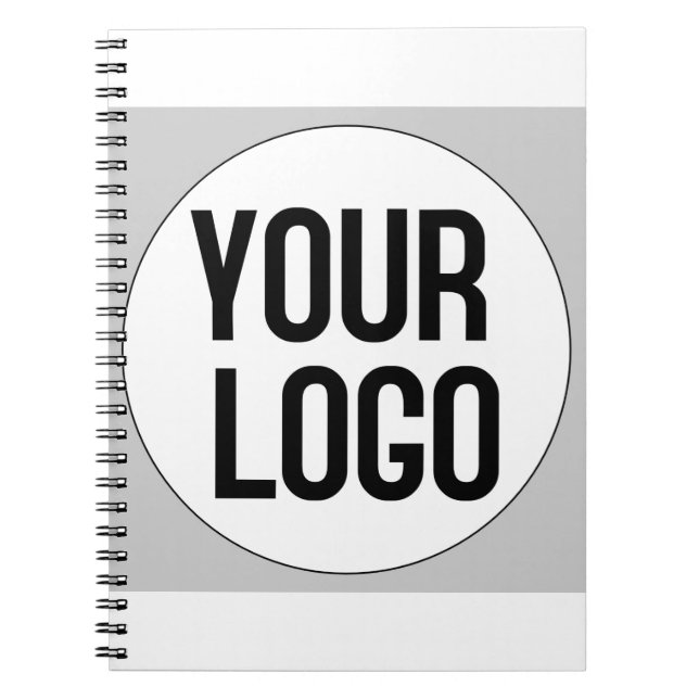 Personalised logo design template on notebook (Front)