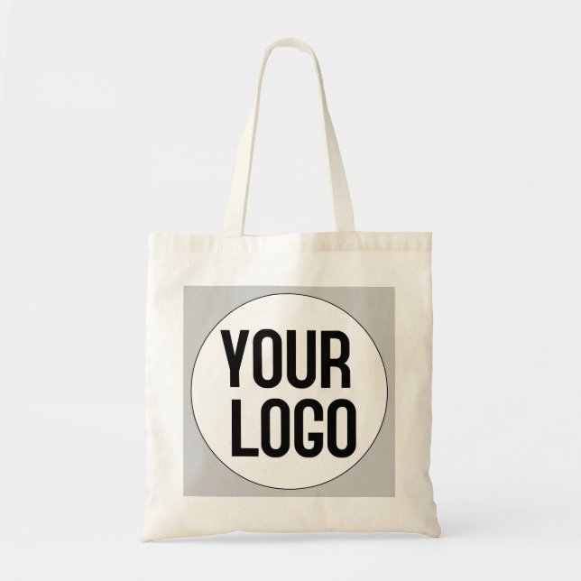 Personalised logo design template on tote bag (Front)