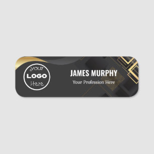 Personalised Logo Employee Magnetic Or Safety Pin  Name Tag