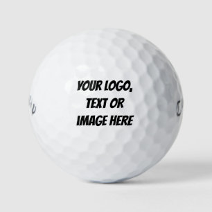 ⛳ Personalised Logo Golf Balls - Christmas Golfer 