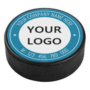 Personalised Logo Name Phone Hockey Puck Gift