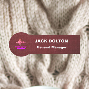 Personalised Logo Name Tag for Employees