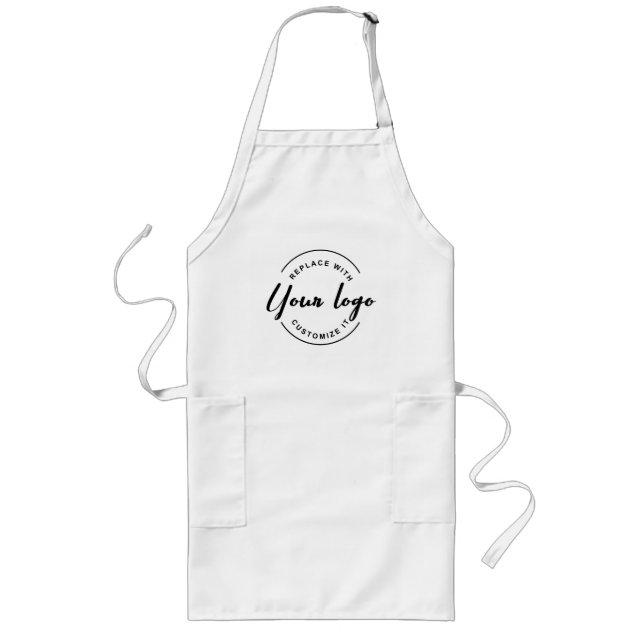 Personalised Logo Only Business Branded Work Apron (Front)