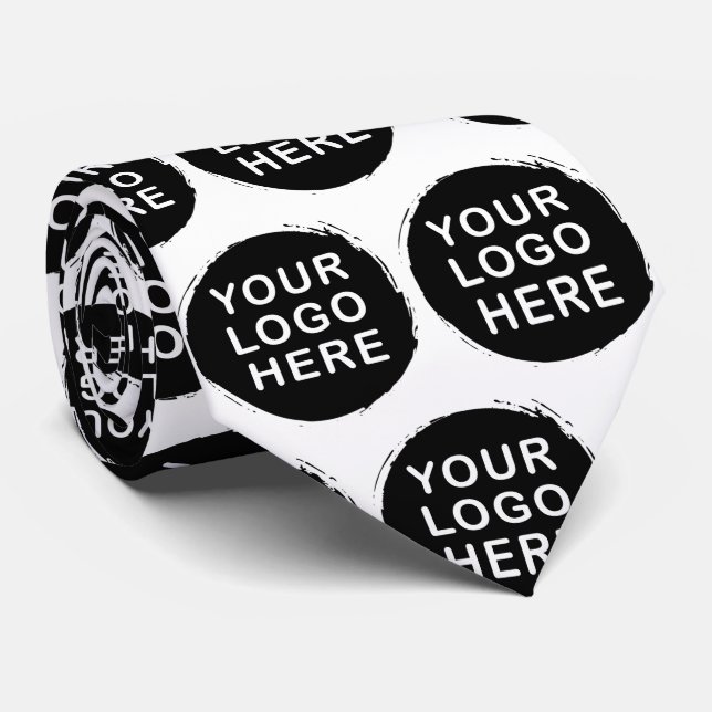 Personalised Logo Or Image Tie (Rolled)