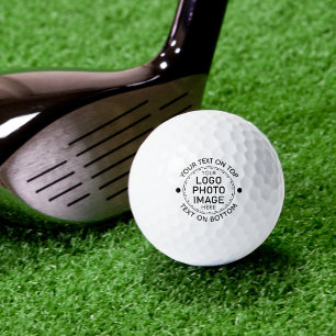 Personalised Logo or Photo Custom Colour Golf Balls