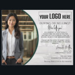 Personalised Logo Realtor Broker Real Estate Agent Flyer<br><div class="desc">The Personalised Logo Realtor Broker Real Estate Agent Flyer, an essential tool for sophisticated real estate marketing. Designed with sleek, chic editable calligraphy branding, this flyer offers a modern and professional aesthetic that is sure to impress potential clients. Whether you're promoting a new listing, hosting an open house, or reaching...</div>