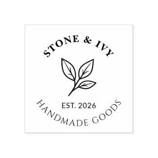 Personalised Logo Rubber Stamp