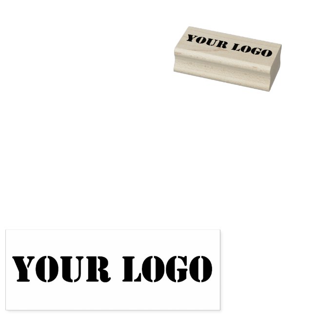 Personalised Logo Rubber Stamp For Your Company (Stamped)