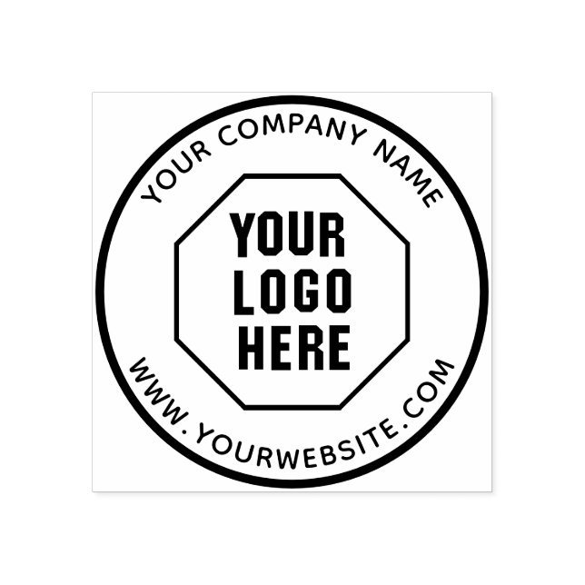 Personalised Logo Stamp: Self-Inking, Customised  Rubber Stamp (Imprint)