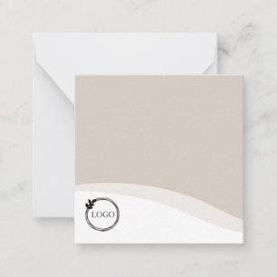 Personalised Logo Tan Card