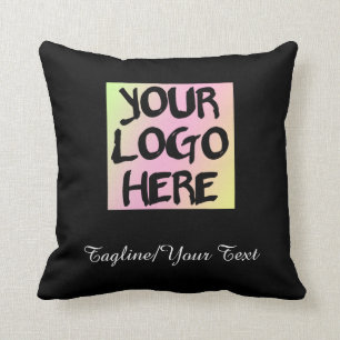Personalised Logo - Text - Office Decor Pillows
