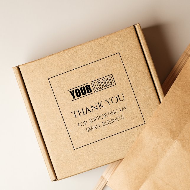 Personalised Logo Thank You Rubber Stamp (Creator Uploaded)