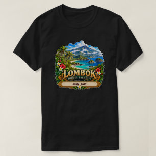 Personalised Lombok Hidden Paradise T-Shirt