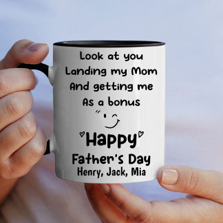 Personalised Look At You Landing My Mum Father day Mug