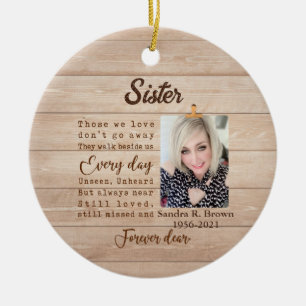 Personalised Loss Of Loved One Christmas Ornament