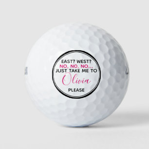 Personalised Lost Ball Golf Balls