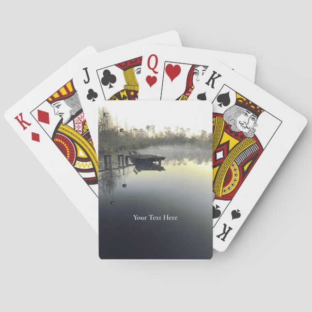 Personalised Louisiana Bayou Playing Cards (Back)
