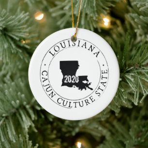 Personalised  Louisiana Ornament