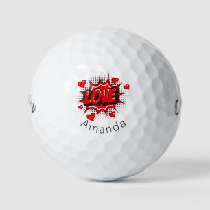 Personalised Love Callaway Warbird Golf Ball