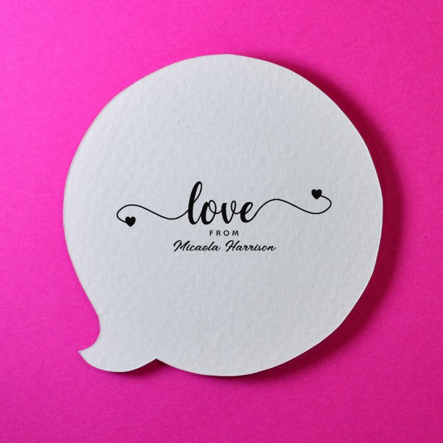 Personalised Love From Rubber Stamp (Creator Uploaded)