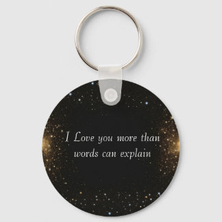 Personalised love Gift Ideas, Black, White  Key Ring