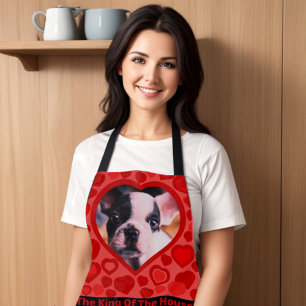 Personalised love Heart-Shaped Photo Apron