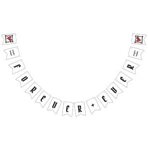 Personalised Love Heart Wedding Bunting