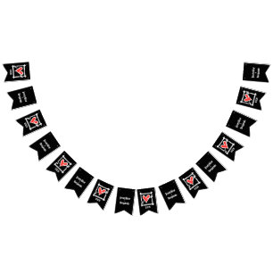 Personalised Love Heart Wedding Bunting