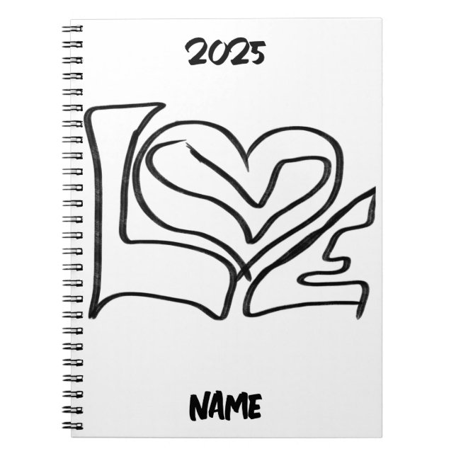 Personalised Love Journal (Front)