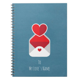 Personalised Love Letters Notebook