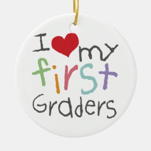 Personalised Love my First Graders Ornament