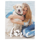 Personalised Love Paw Print Dog Lover Photo