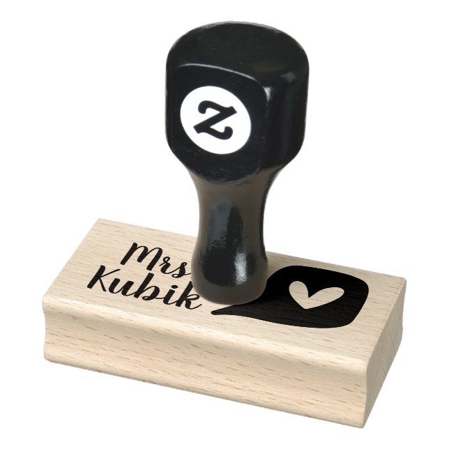 Personalised Love Teacher Stamp (Stamp)